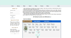 Desktop Screenshot of furrydate.com